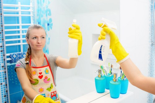 Professional after builders cleaning in a renovated interior