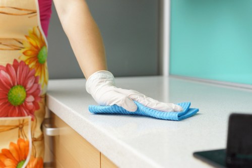 Cleaning windows and surfaces after building work