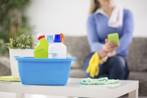 End of tenancy deep cleaning in Brentford property