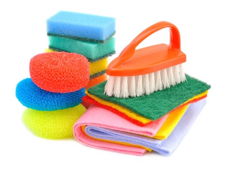 Cleaning and disinfecting desks and office surfaces